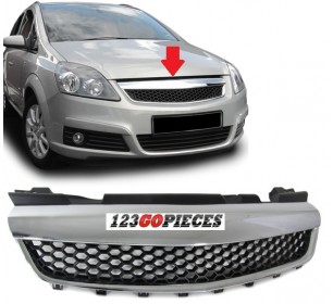 Calandre sport nid d'abeille Design OPC Opel ZAFIRA B 2005-2008 - GO19942